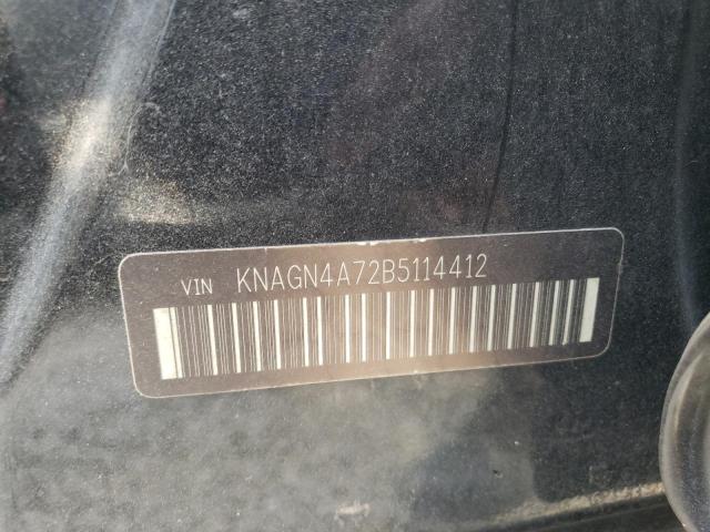 Photo 10 from auction – 2011 KIA OPTIMA EX with VIN KNAGN4A72B5114412