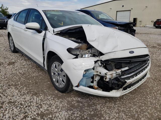 FORD FUSION S 2014 with VIN 1FA6P0G70E5393927 - Photo from auction