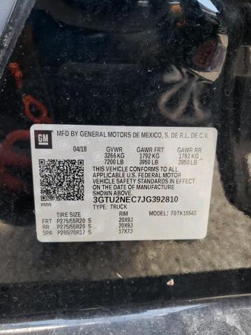 Photo 10 from auction – 2018 GMC SIERRA K15 with VIN 3GTU2NEC7JG392810