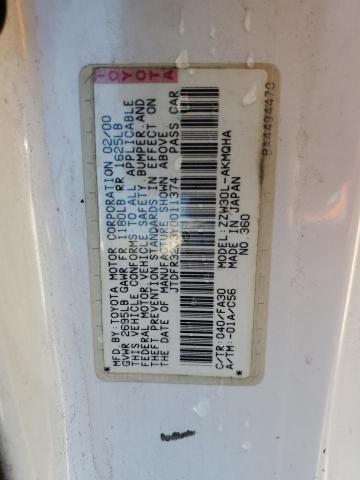 Photo 10 from auction – 2000 TOYOTA MR2 SPYDER with VIN JTDFR3203Y0011374
