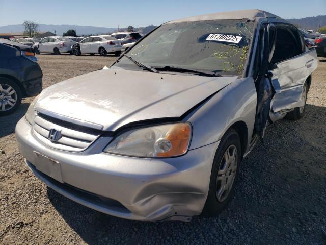 Photo 2 from auction – 2002 HONDA CIVIC LX with VIN 2HGES16692H607256