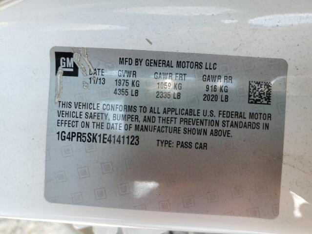 Photo 10 from auction – 2014 BUICK VERANO CON with VIN 1G4PR5SK1E4141123