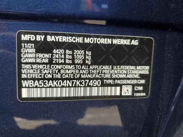 Zdjęcie 10 z aukcji – 2022 BMW 228I z VIN WBA53AK04N7K37490
