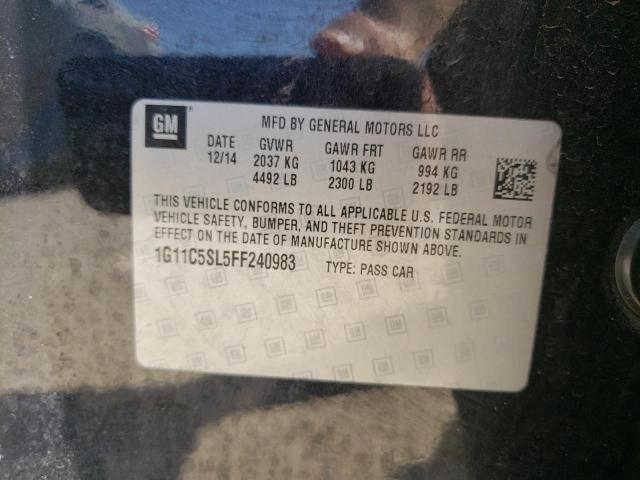 Photo 10 from auction – 2015 CHEVROLET MALIBU 1LT with VIN 1G11C5SL5FF240983