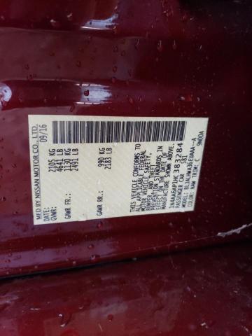 Photo 10 from auction – 2017 NISSAN MAXIMA 3.5 with VIN 1N4AA6AP1HC383284