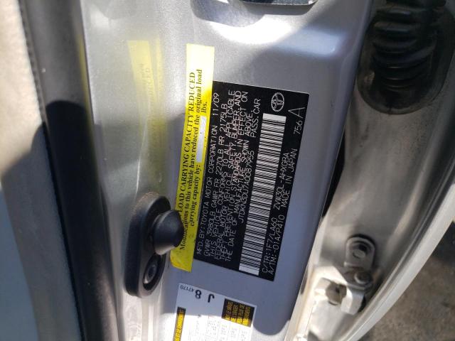 Photo 10 from auction – 2010 TOYOTA PRIUS with VIN JTDKN3DU7A0087955