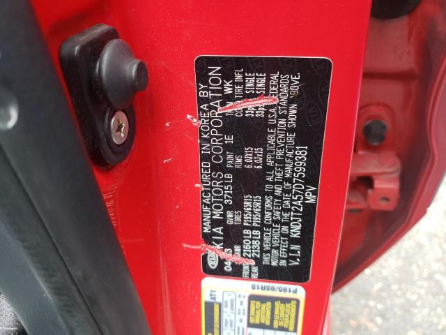 Photo 10 from auction – 2013 KIA SOUL with VIN KNDJT2A57D7599381