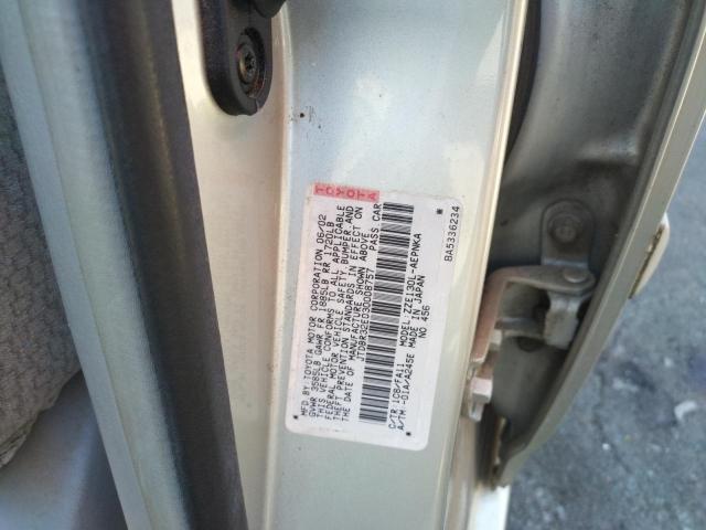 Photo 10 from auction – 2003 TOYOTA COROLLA CE with VIN JTDBR32E030008757