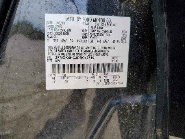 Photo 10 from auction – 2013 FORD EDGE LIMIT with VIN 2FMDK4KC3DBC42310