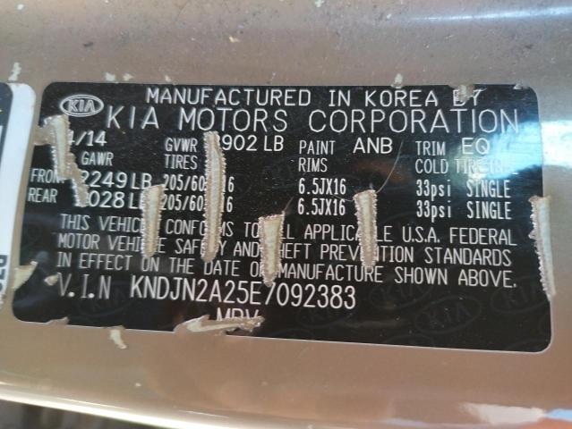 Photo 10 from auction – 2014 KIA SOUL with VIN KNDJN2A25E7092383
