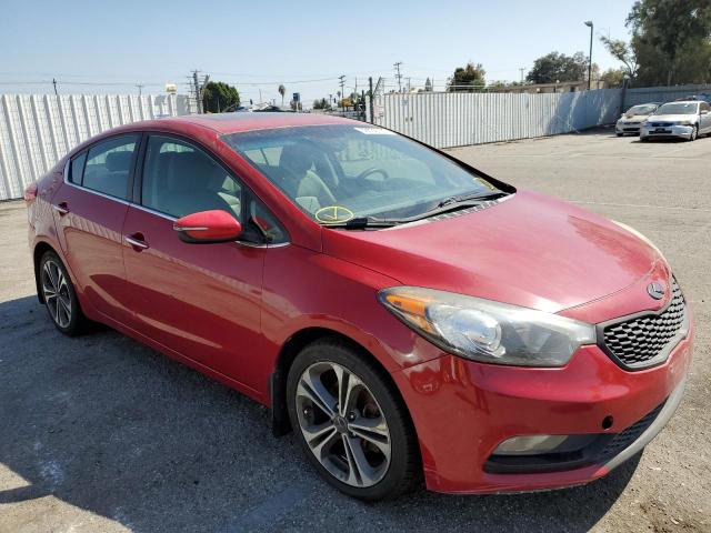 KIA FORTE EX 2014 with VIN KNAFZ4A84E5106616 - Photo from auction