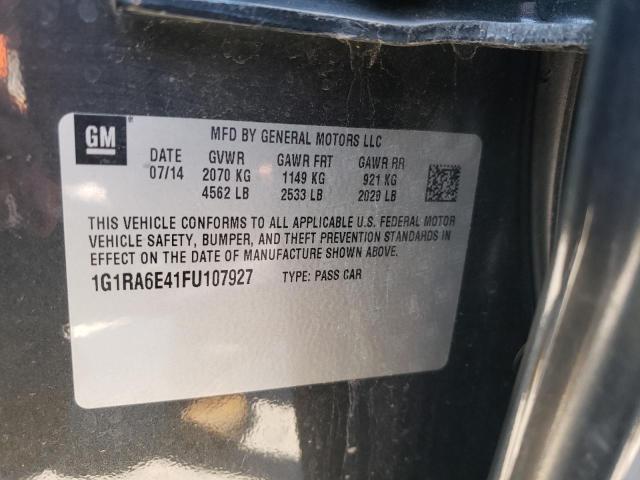 Photo 10 from auction – 2015 CHEVROLET VOLT with VIN 1G1RA6E41FU107927