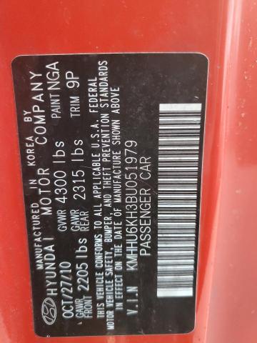 Photo 10 from auction – 2011 HYUNDAI GENESIS CO with VIN KMHHU6KH3BU051979