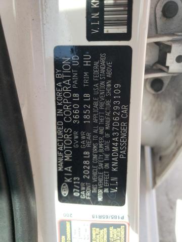 Photo 10 from auction – 2013 KIA RIO LX with VIN KNADM4A37D6293109
