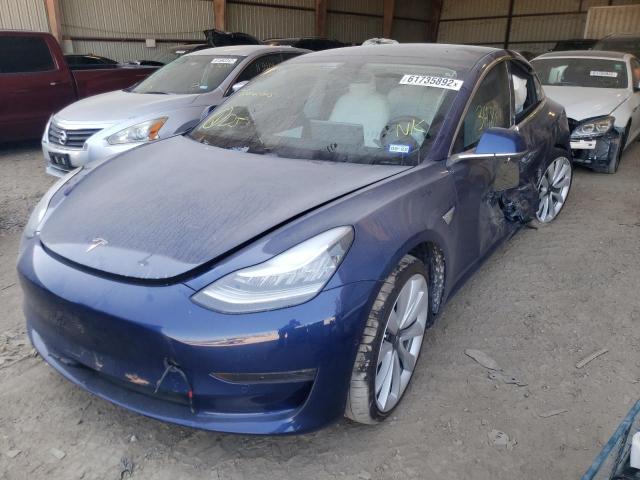 Photo 2 from auction – 2019 TESLA MODEL 3 with VIN 5YJ3E1EB7KF413701