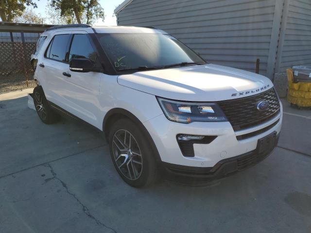 FORD EXPLORER S 2018 with VIN 1FM5K8GT4JGA32100 - Photo from auction