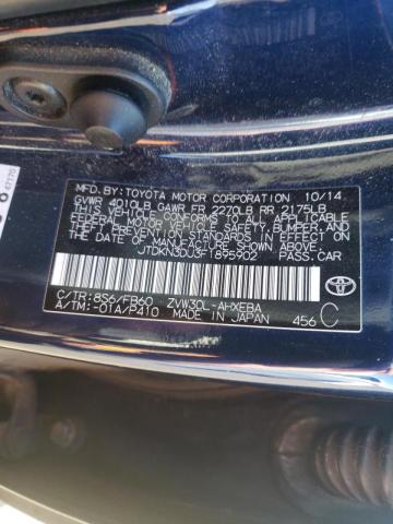 Photo 10 from auction – 2015 TOYOTA PRIUS with VIN JTDKN3DU3F1895902