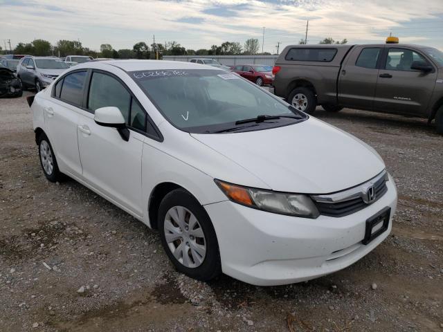 HONDA CIVIC LX 2012 with VIN 19XFB2F55CE011672 - Photo from auction