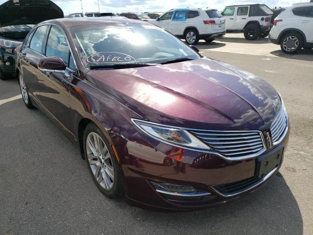 LINCOLN MKZ 2013 with VIN 3LN6L2GK2DR818884 - Photo from auction