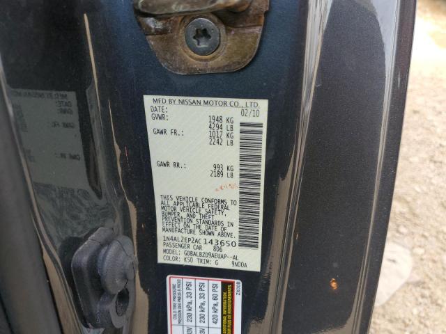 Photo 10 from auction – 2010 NISSAN ALTIMA S with VIN 1N4AL2EP2AC143650