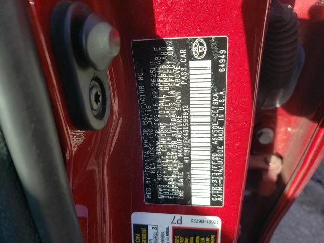 Photo 10 from auction – 2016 TOYOTA CAMRY with VIN 4T1BF1FK4GU599912