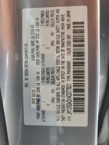 Photo 10 from auction – 2010 MAZDA 5 with VIN JM1CR2W3XA0377601