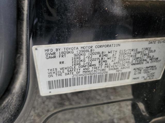 صورة رقم 10 من المزاد - 2002 TOYOTA RAV4 مع VIN JTEHH20V826046206