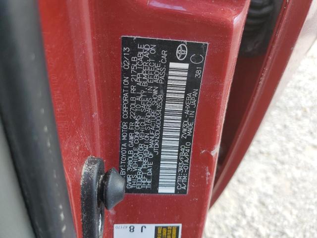 Photo 10 from auction – 2013 TOYOTA PRIUS with VIN JTDKN3DU6D0343538