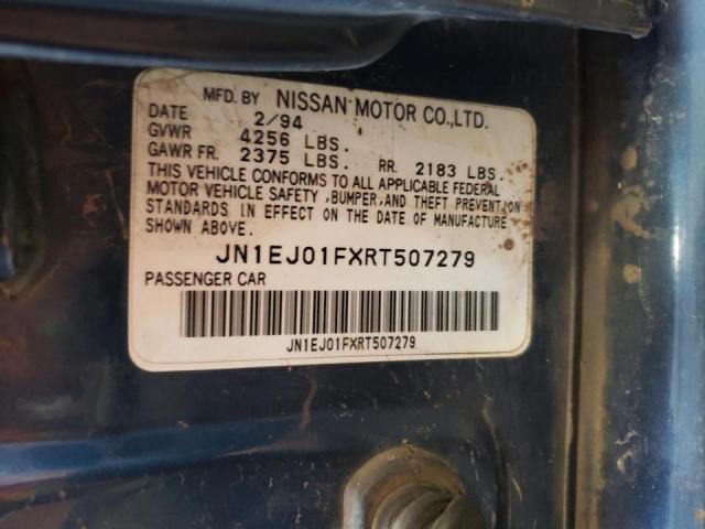 Photo 10 from auction – 1994 NISSAN MAXIMA SE with VIN JN1EJ01FXRT507279