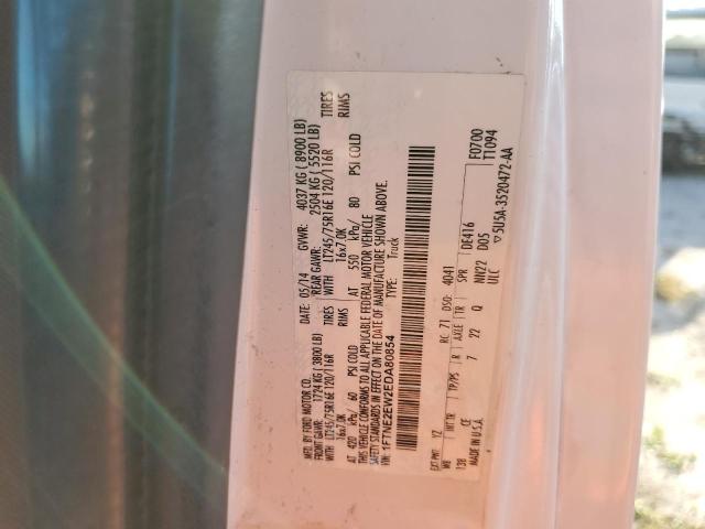 Photo 10 from auction – 2014 FORD ECONOLINE with VIN 1FTNE2EW2EDA80854