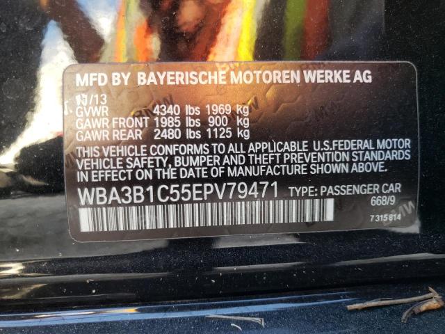 Photo 10 from auction – 2014 BMW 320 I with VIN WBA3B1C55EPV79471