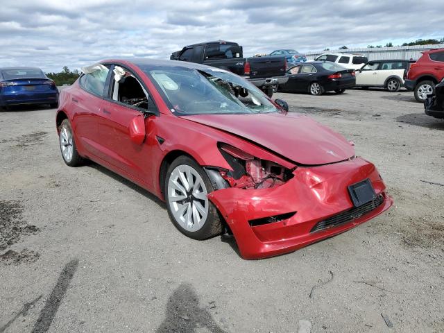 TESLA MODEL 3 2022 with VIN 5YJ3E1EBXNF187965 - Photo from auction