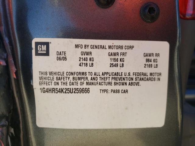 Photo 10 from auction – 2005 BUICK LESABRE LI with VIN 1G4HR54K25U259666