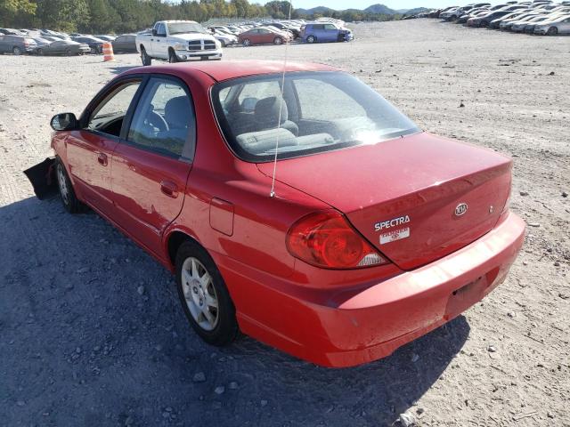 Photo 3 from auction – 2003 KIA SPECTRA BA with VIN KNAFB121635234003