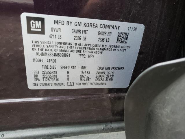 Photo 10 from auction – 2021 BUICK ENCORE GX with VIN KL4MMBS24MB098924