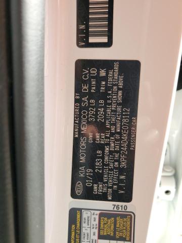 Photo 10 from auction – 2019 KIA FORTE FE with VIN 3KPF24AD4KE078112