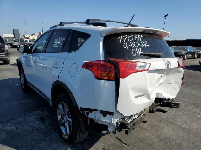 Photo 3 from auction – 2015 TOYOTA RAV4 XLE with VIN JTMWFREV6FD070119
