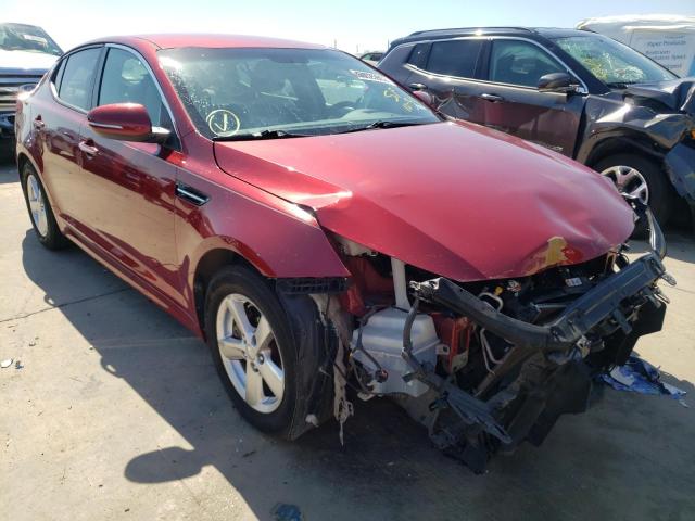 KIA OPTIMA LX 2015 with VIN 5XXGM4A78FG490510 - Photo from auction