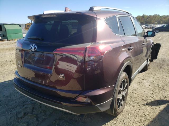 Photo 4 from auction – 2017 TOYOTA RAV4 SE with VIN 2T3JFREV8HW581797