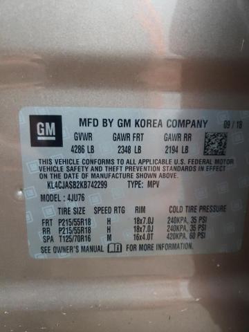 Photo 10 from auction – 2019 BUICK ENCORE PRE with VIN KL4CJASB2KB742299