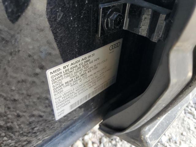 Photo 10 from auction – 2020 AUDI Q7 PREMIUM with VIN WA1LXAF7XLD011307