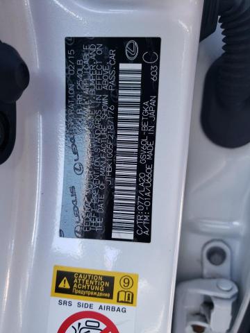 Photo 10 from auction – 2015 LEXUS ES 350 with VIN JTHBK1GG5F2187176