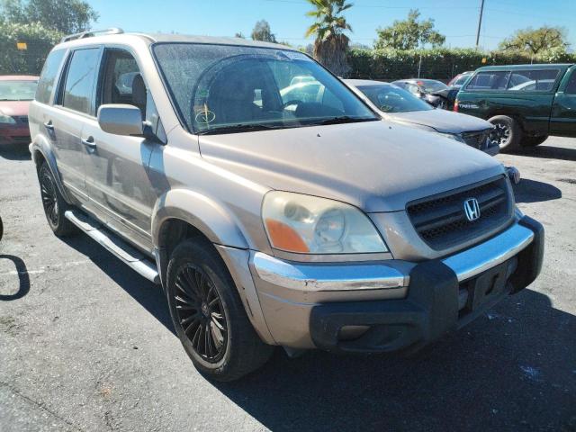 HONDA PILOT EXL 2004 with VIN 2HKYF18634H577596 - Photo from auction