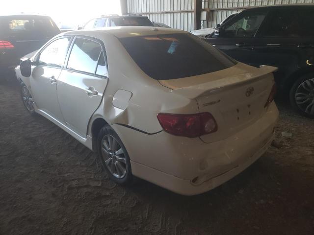 Photo 3 from auction – 2009 TOYOTA COROLLA BA with VIN 1NXBU40E19Z136123
