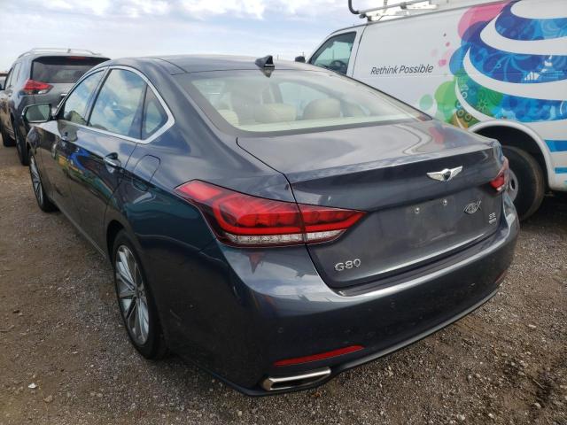 Photo 3 from auction – 2017 GENESIS G80 BASE with VIN KMHGN4JE4HU170444