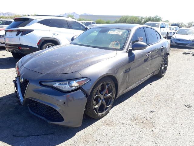 Photo 2 from auction – 2018 ALFA ROMEO GIULIA TI with VIN ZARFAECN5J7576757