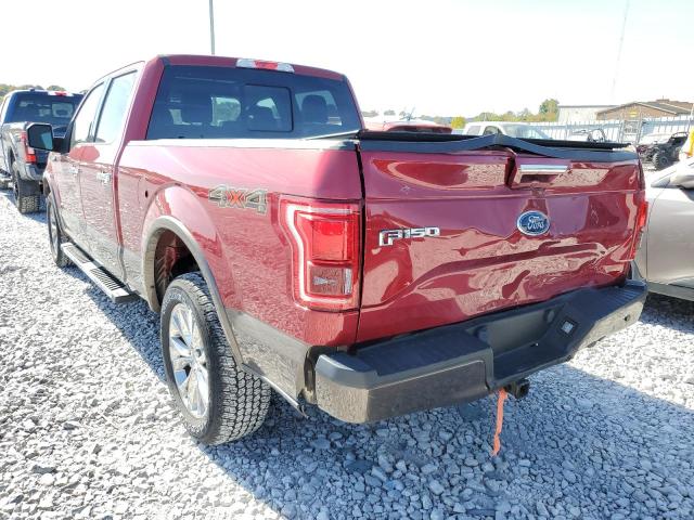 Photo 3 from auction – 2017 FORD F150 SUPER with VIN 1FTFW1EG4HFC75299