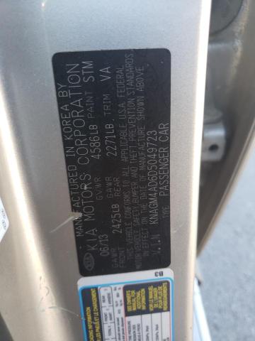 Photo 10 from auction – 2013 KIA OPTIMA HYB with VIN KNAGM4AD6D5049723