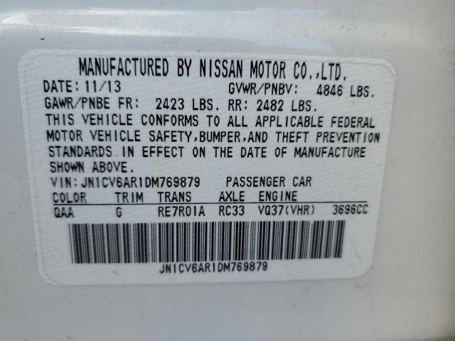 Photo 10 from auction – 2013 INFINITI G37 with VIN JN1CV6AR1DM769879