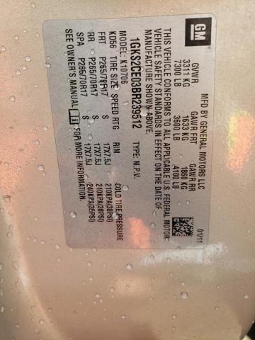 Photo 10 from auction – 2011 GMC YUKON SLT with VIN 1GKS2CE03BR239512